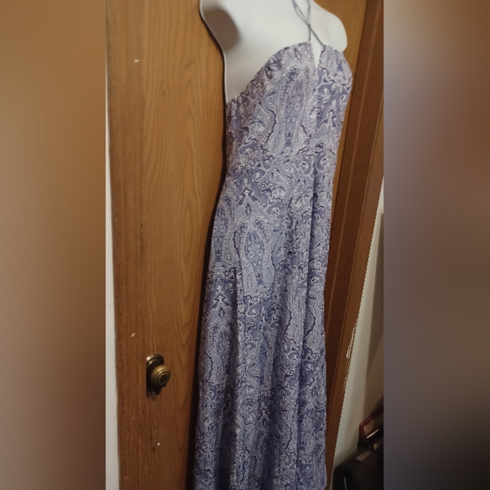 NWOT Paisley print halter maxi dress size 10 - Picture 9 of 13